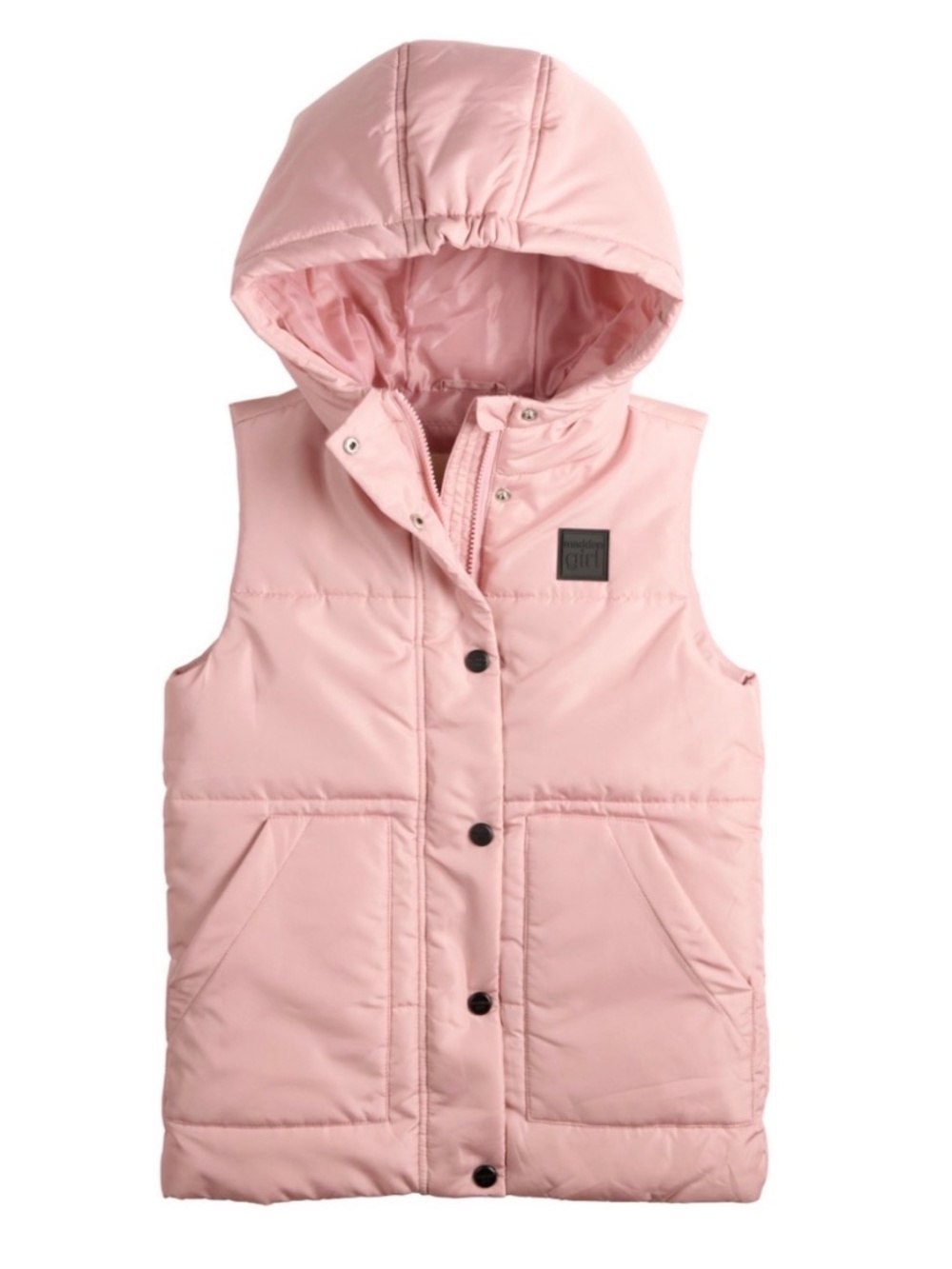 Madden Girl Pink/Mauve Long Puffer Vest